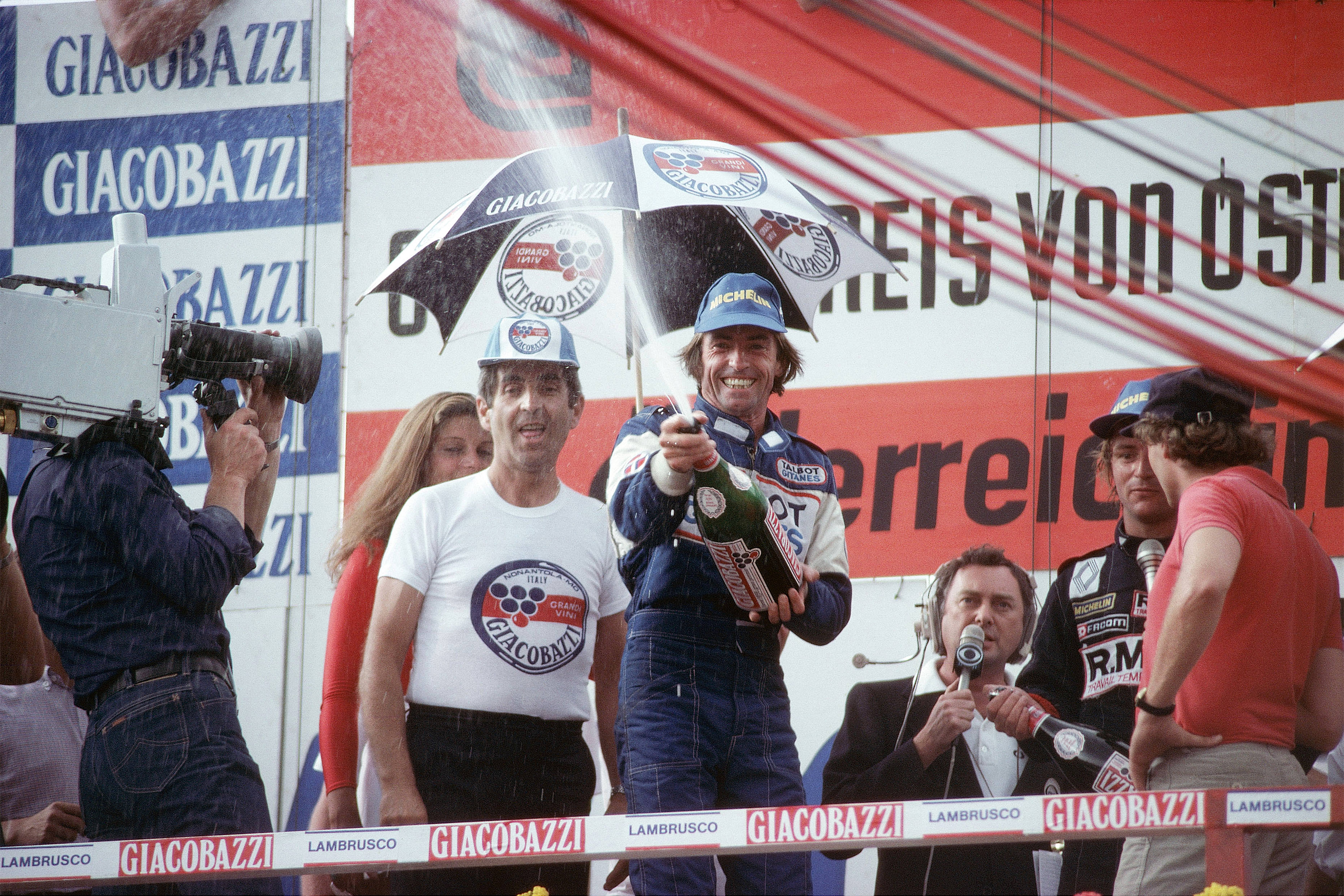 Photo Dédicacée Jacques Laffite - F1 Ligier 1986 - Autographe Sport Auto