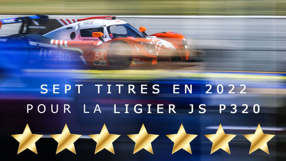 Ligier JS P320 sept championnats gagnés en 2022