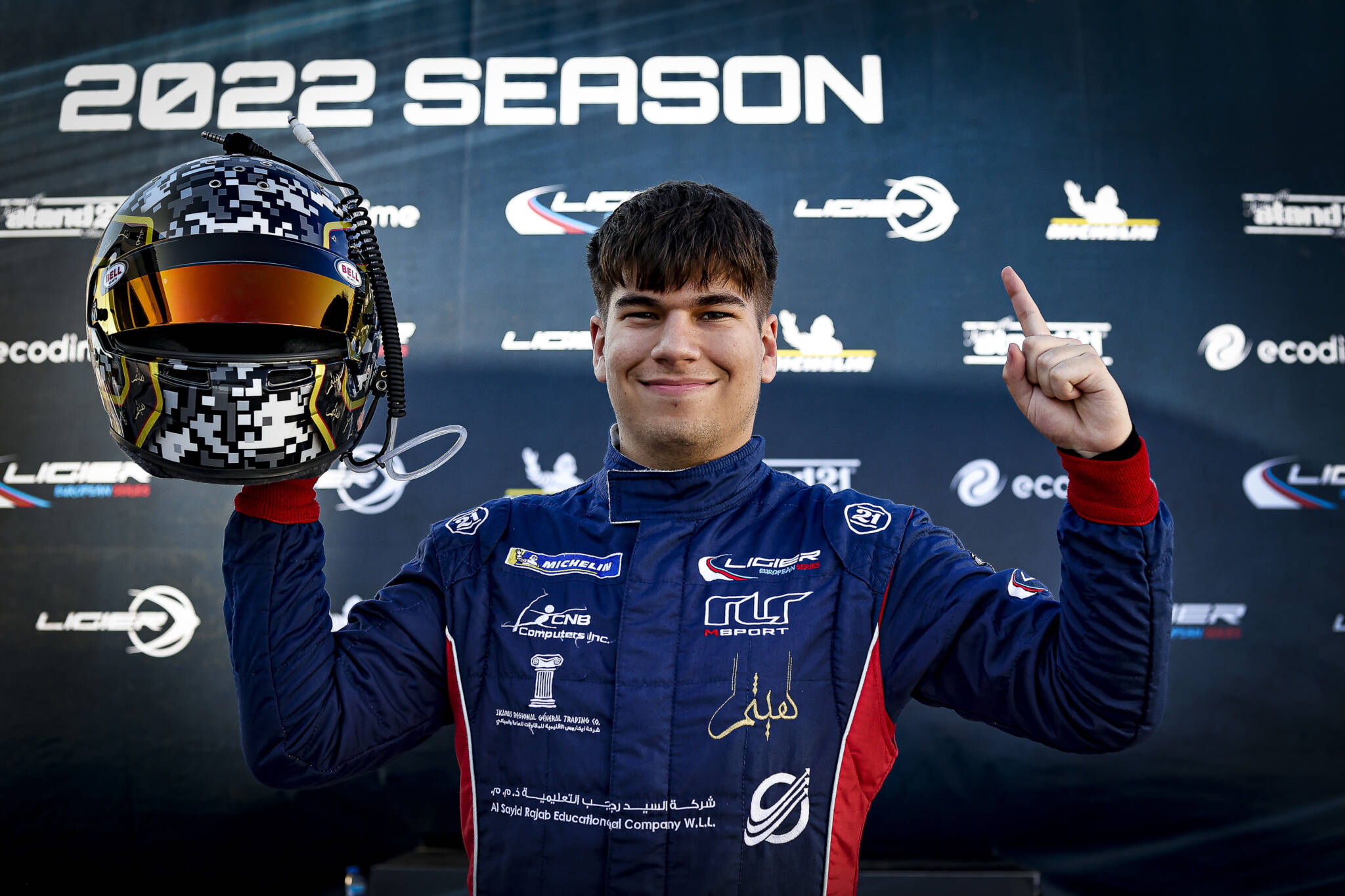 Haytham Qarajouli Champion Ligier JS2 R 2022 Ligier European Series