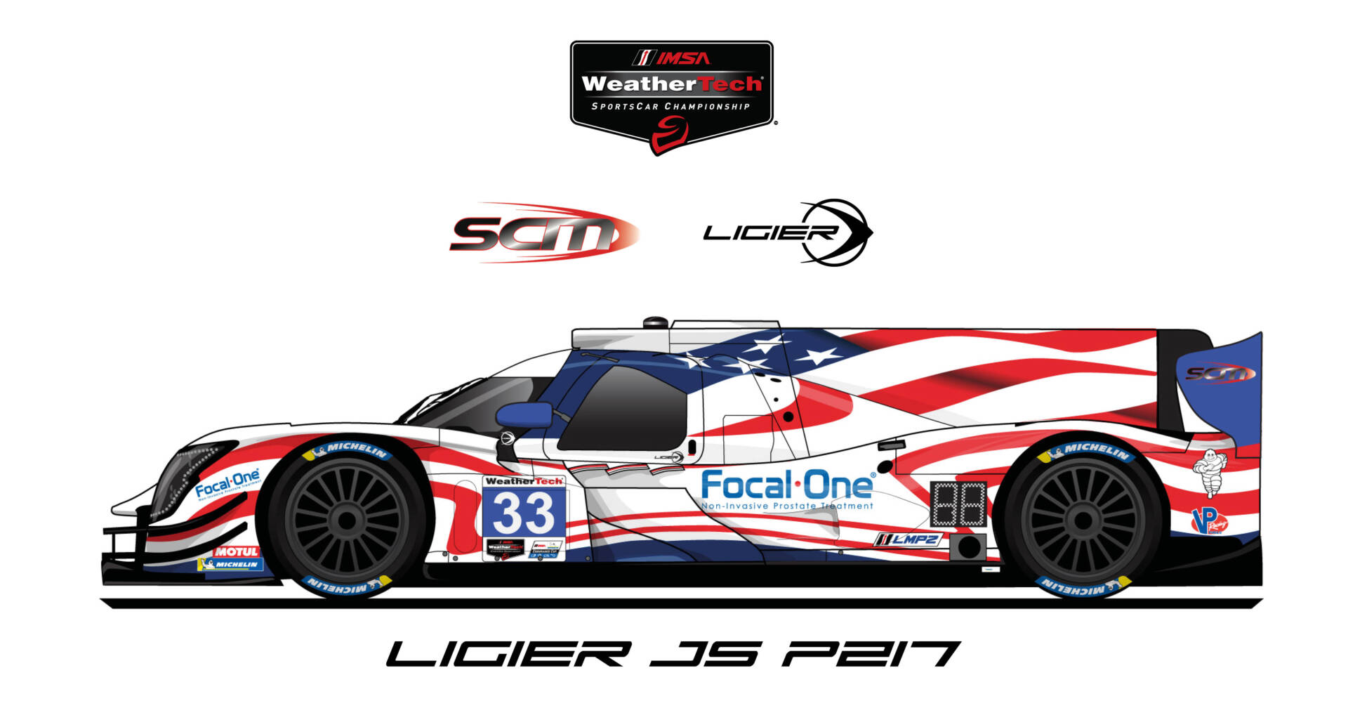 Ligier JS P217 de Sean Creech Motorsport prête pour l'IMSA 2024
